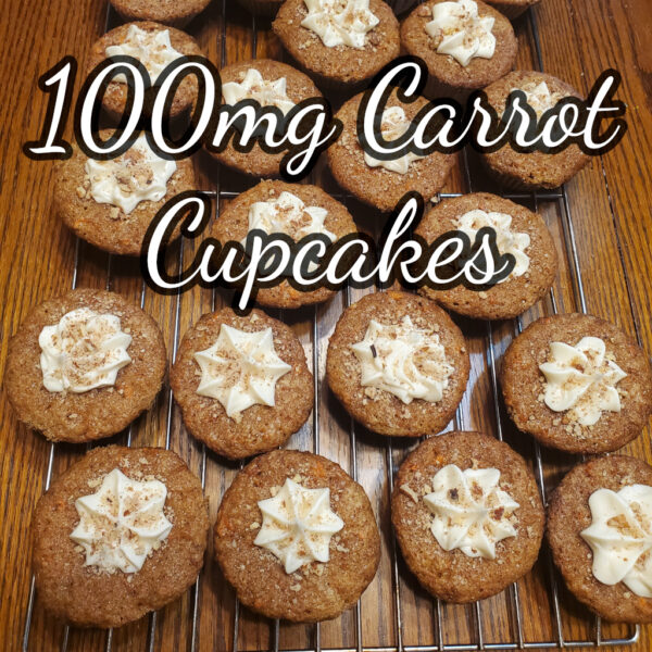 100mg Carrot Cake Cupcakes