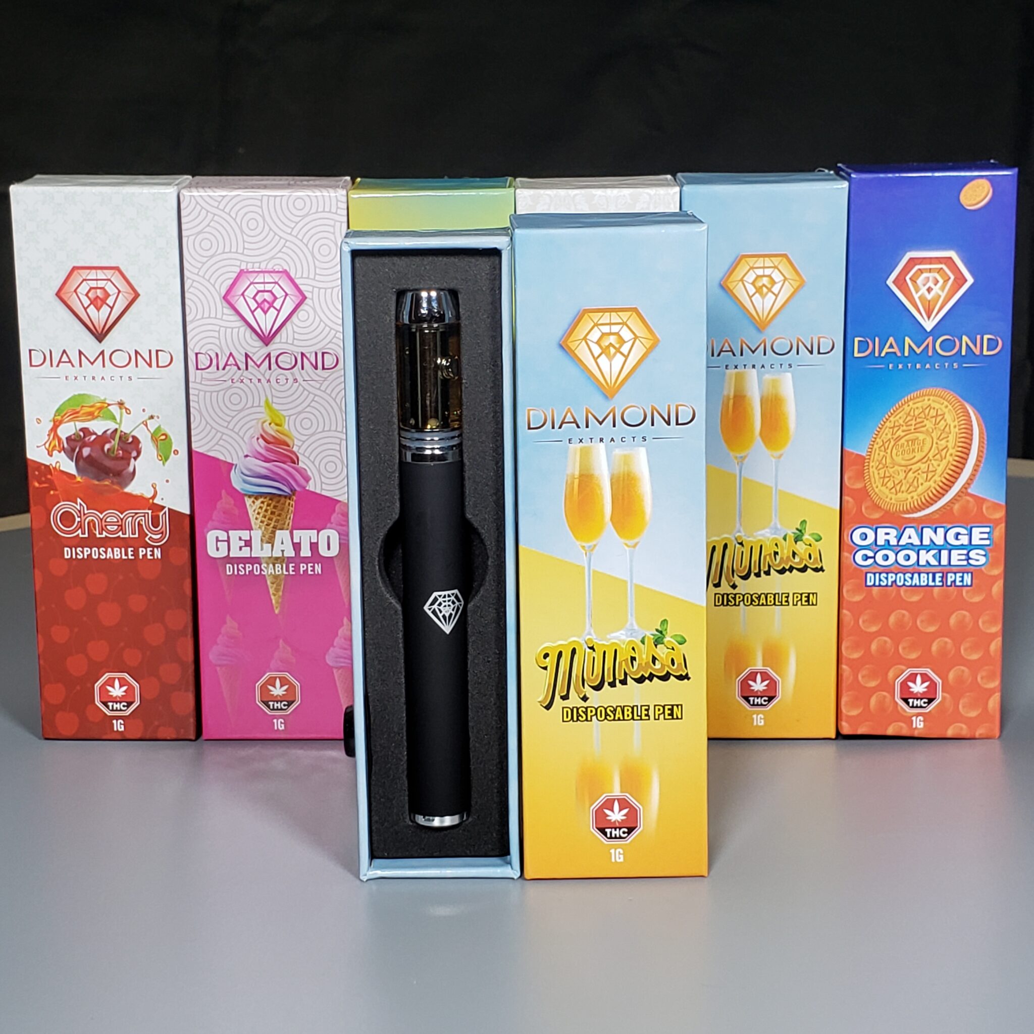 Buy Disposable THC Vape Pen Diamond Extracts 6 Flavours • Fraser Bud