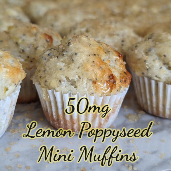 50mg Mini Lemon Poppy seed THC Muffin