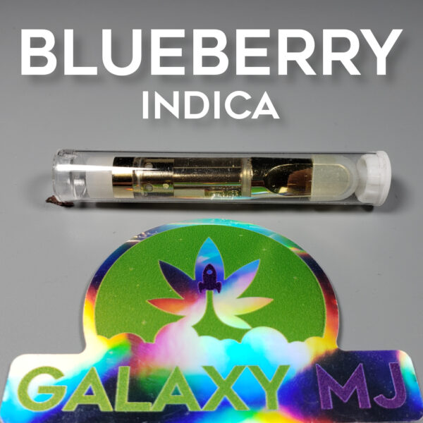 Blueberry Indica Vape Cartridge - Galaxy MJ Gold