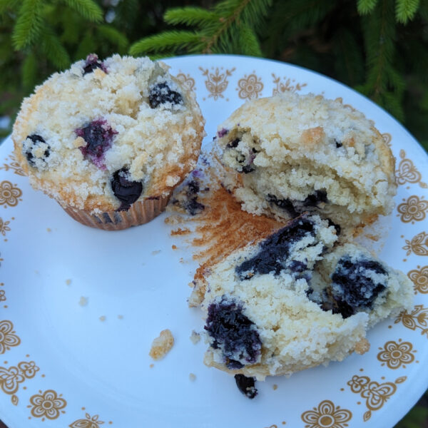 THC Blueberry Muffins