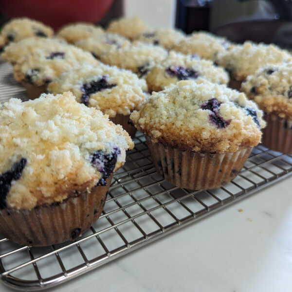 Blueberry Cannabis Muffins