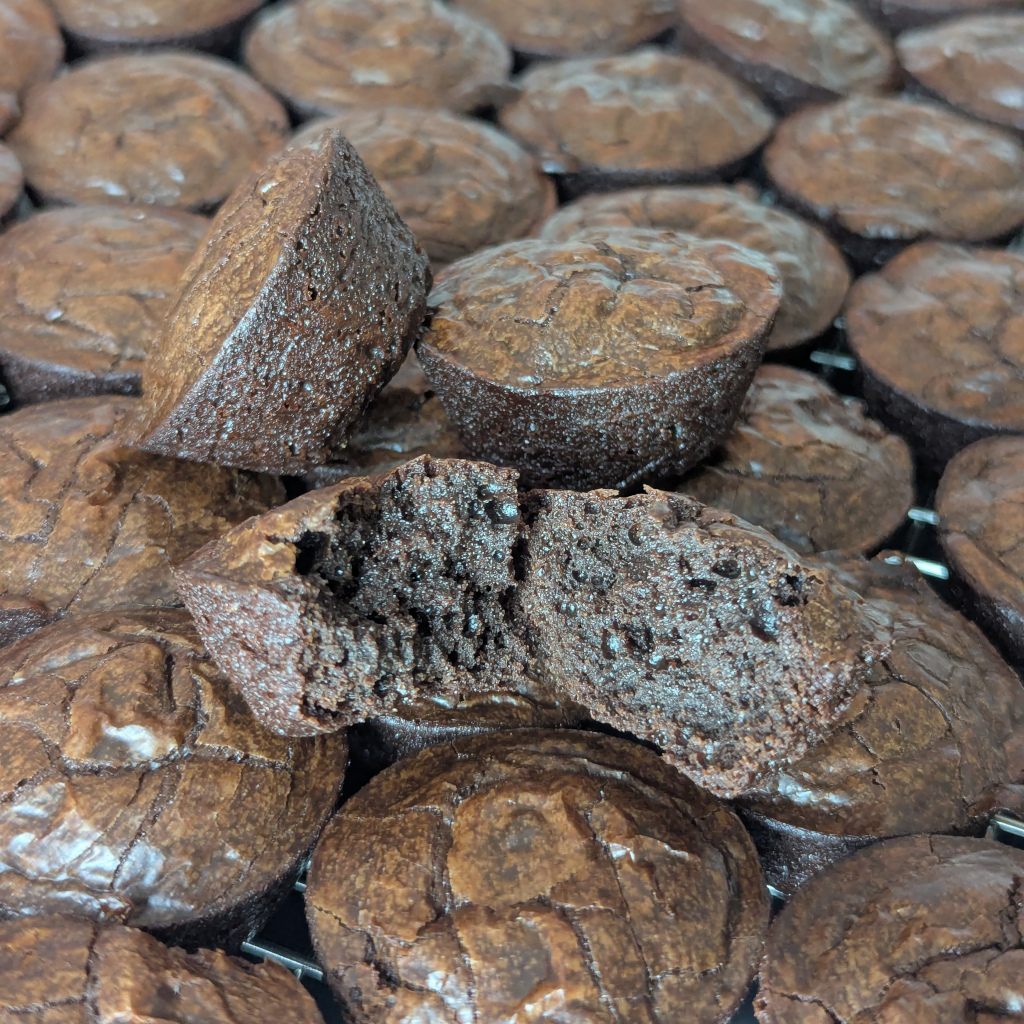 50mg THC Two Bite Medicated Brownies - Baked Edibles - Image 4