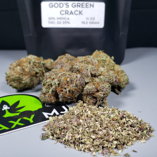 Galaxy MJ God's Green Crack Strain Busted Up