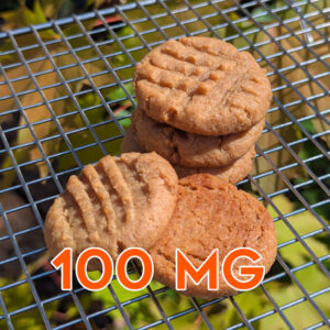 100mg THC Peanut Butter Cookies - TheRightFeels