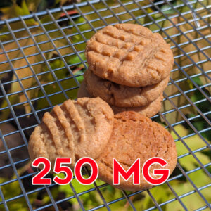 250mg THC Peanut Butter Cookies - High Dose!