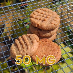 50mg THC Peanut Butter Cookies - TheRightFeels